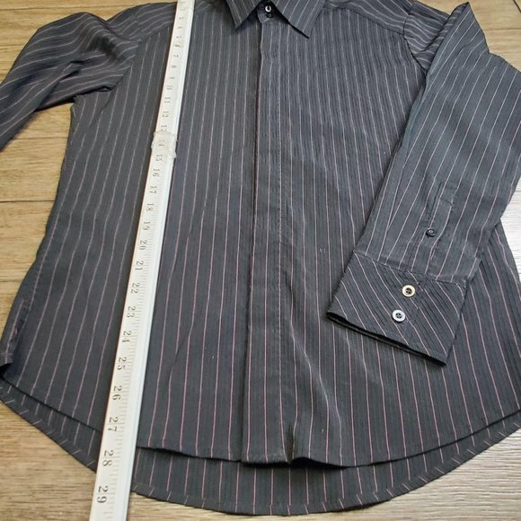 7 Diamond button up long sleeve shirt size M - Picture 7 of 8